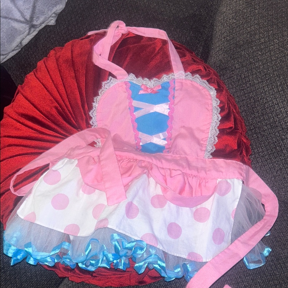 BABY BO PEEP COSTUME APRON Lover Dovers  1-2 years - Picture 5 of 5